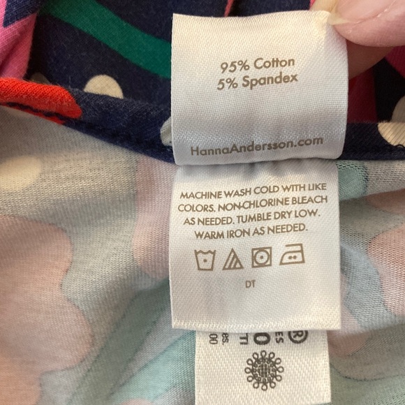 Hanna Andersson Dress Floral Design Size 130 - US Size 8 - Picture 6 of 7